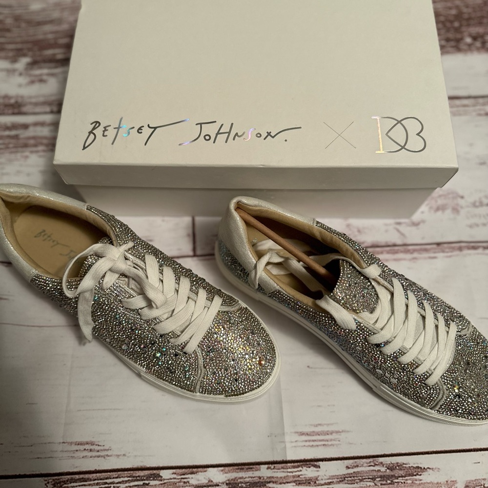 Betsy Johnson Bling Sneakers